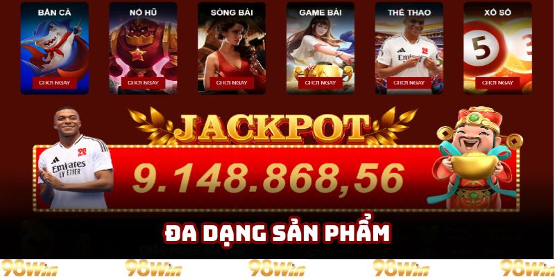Hệ thống trò chơi đa dạng thể loại để đáp ứng nhu cầu khách hàng