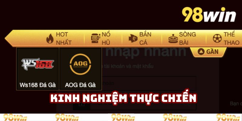 Kinh nghiệm thực chiến