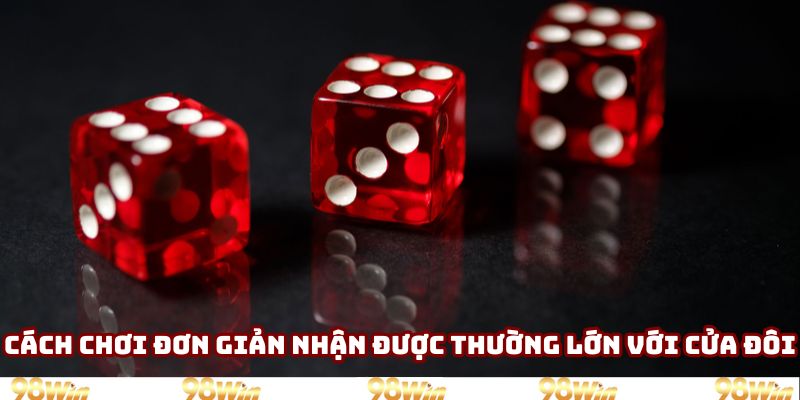 Cách chơi đơn giản nhưng vẫn nhận được thường lớn với cửa đôi Cách chơi đơn giản nhưng vẫn nhận được thường lớn với cửa đôi